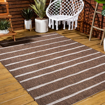 Colonia Berber Stripe Indoor/outdoor Area Rug